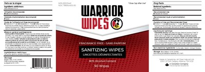 90 Wipes (Warrior Sanitizing 90)